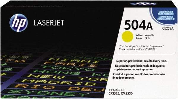 Hewlett-Packard - Yellow Toner Cartridge - Use with HP Color LaserJet CM3530 MFP, CP3525 - Benchmark Tooling