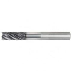 3/4x3/4x1-1/2x5-1/2 .030R 5FL Carbide End Mill-Weldon Shank-AlTiN - Benchmark Tooling