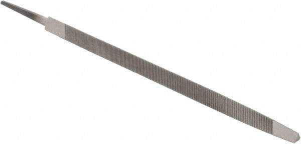 Value Collection - 8" Long, Taper American-Pattern File - Single Cut, Tang - Benchmark Tooling