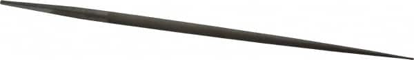 Grobet - 8" Standard Precision Swiss Pattern Round File - Double Cut, 5/16" Width Diam, With Tang - Benchmark Tooling