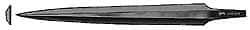 Grobet - 6" Swiss Pattern Barrette File - 23/32" Width Diam x 5/32" Thick - Benchmark Tooling