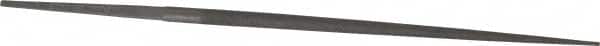 Grobet - 4" Standard Precision Swiss Pattern Round File - Double Cut, 5/32" Width Diam, With Tang - Benchmark Tooling