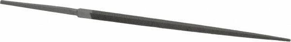 Grobet - 4" Standard Precision Swiss Pattern Square File - Double Cut, 5/32" Width Diam, With Tang - Benchmark Tooling