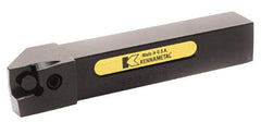 Kennametal - 1.780...90DEG, Left Hand Cut, 63/64" Shank Height x 25mm Shank Width, Positive Rake Indexable Turning Toolholder - 150mm OAL, C8FIX12..R.. Insert Compatibility, Series Fix-Perfect - Benchmark Tooling