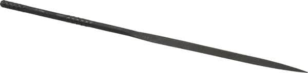 Grobet - 4" Needle Precision Swiss Pattern Barrette File - Round Handle - Benchmark Tooling