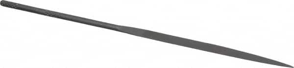 Grobet - 5-1/2" Needle Precision Swiss Pattern Half Round File - Round Handle - Benchmark Tooling