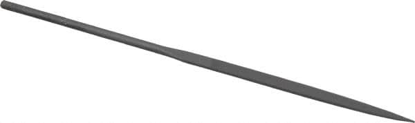 Grobet - 5-1/2" Needle Precision Swiss Pattern Knife File - Round Handle - Benchmark Tooling