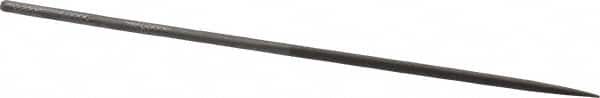 Grobet - 6-1/4" Needle Precision Swiss Pattern Oval File - Round Handle - Benchmark Tooling