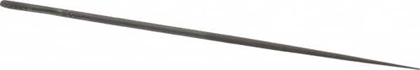 Grobet - 5-1/2" Needle Precision Swiss Pattern Round File - Round Handle - Benchmark Tooling