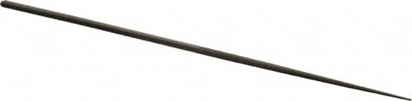 Grobet - 6-1/4" Needle Precision Swiss Pattern Round File - Round Handle - Benchmark Tooling