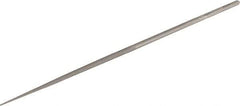 Grobet - 6-1/4" Needle Precision Swiss Pattern Round File - Round Handle - Benchmark Tooling