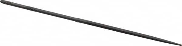 Grobet - 5-1/2" Needle Precision Swiss Pattern Square File - Round Handle - Benchmark Tooling