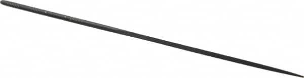 Grobet - 6-1/4" Needle Precision Swiss Pattern Square File - Round Handle - Benchmark Tooling