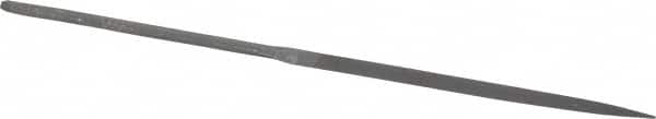 Grobet - 5-1/2" Needle Precision Swiss Pattern Three Square File - Round Handle - Benchmark Tooling
