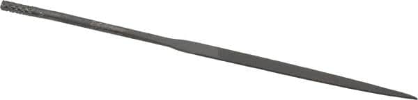Grobet - 4" Needle Precision Swiss Pattern Warding File - Round Handle - Benchmark Tooling