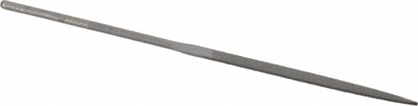 Grobet - 5-1/2" Needle Precision Swiss Pattern Warding File - Round Handle - Benchmark Tooling