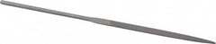 Grobet - 6-1/4" Needle Precision Swiss Pattern Warding File - Round Handle - Benchmark Tooling