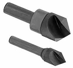 Hertel - 1-3/4" Head Diam, 3/4" Shank Diam, 1 Flute 82° High Speed Steel Countersink - Benchmark Tooling