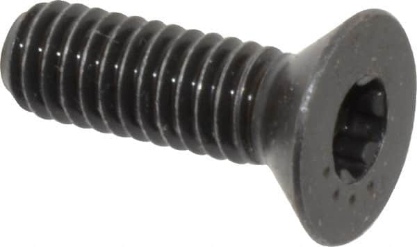 Camcar - 5/16-18 UNC Torx Plus Drive, 82° Flat Screw - Alloy Steel, Black Oxide Finish, Fully Threaded, 1" OAL - Benchmark Tooling