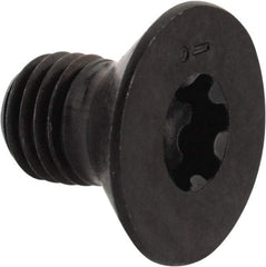 Camcar - 5/16-24 UNF Torx Plus Drive, 82° Flat Screw - Alloy Steel, Black Oxide Finish, Fully Threaded, 1/2" OAL - Benchmark Tooling