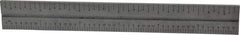 SPI - 6 Inch Long Blade, 4R Graduation Combination Square Blade - Baked Enamel Coated, 1/64, 1/32 1/16 and 1/8 Inch Graduation - Benchmark Tooling