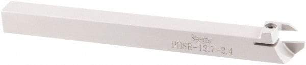 Iscar - PHS, External, Right Hand, 1/2" Max Depth of Cut, 3/32 to 1/8" Groove Width, Indexable Grooving Tool Holder - GDMW 2.4 Insert Compatibility, 1/2" Shank Height, 1/2" Shank Width, 5.9" OAL - Benchmark Tooling