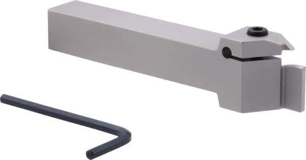 Iscar - TGD, External, Right Hand, 0.683" Max Depth of Cut, 0.157 to 0.197" Groove Width, Indexable Grooving Tool Holder - TGM... Insert Compatibility, 3/4" Shank Height, 3/4" Shank Width, 5" OAL - Benchmark Tooling