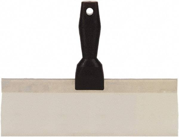 Hyde Tools - 12" Wide Flexible Blade Stainless Steel Joint Knife - Flexible, Polypropylene Handle - Benchmark Tooling