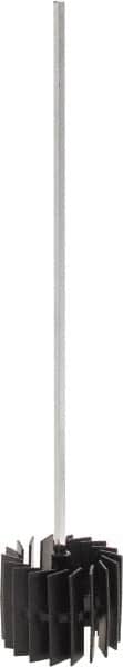 Hyde Tools - Steel & Polypropylene Paint Mixer - 17-1/2" Long, 5/16" Shank Diam, Compatible with 1 to 5 Gal Containers - Benchmark Tooling