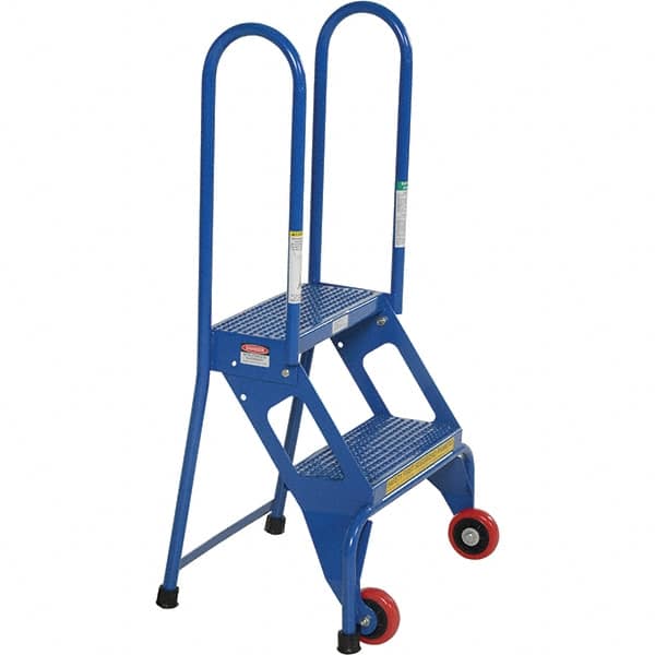 Vestil - 42-5/16" High 350 Lb Capacity 2 Step Foldup - Benchmark Tooling