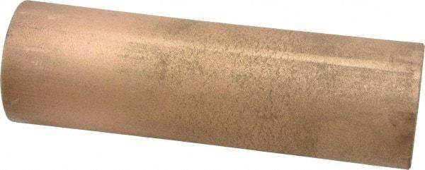 Made in USA - 2 Inch Outside Diameter x 6-1/2 Inch Long, Bronze Round Tube - 1-1/2 Inch Inside Diameter, Alloy SAE 841 Oil Impregnated Bronze, 3 Lb. Shipping Weight - Benchmark Tooling