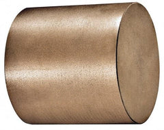 Made in USA - 1 Inch Diameter x 6-1/2 Inch Long, Oil Impregnated Bronze Round Rod - Alloy SAE 841 - Benchmark Tooling