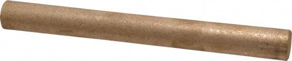 Made in USA - 5/8 Inch Diameter x 6-1/2 Inch Long, Oil Impregnated Bronze Round Rod - Alloy SAE 841 - Benchmark Tooling