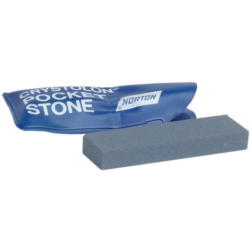 3/8″ × 7/8″ × 3″ Crystolon Pocket Stone Rectangular Fine Grit - Benchmark Tooling