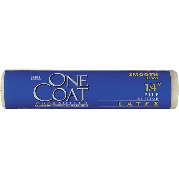 Krylon - 1/4" Nap, 9" Wide Paint Roller Cover - Semi-Smooth Texture, Polyester & Knitted - Benchmark Tooling