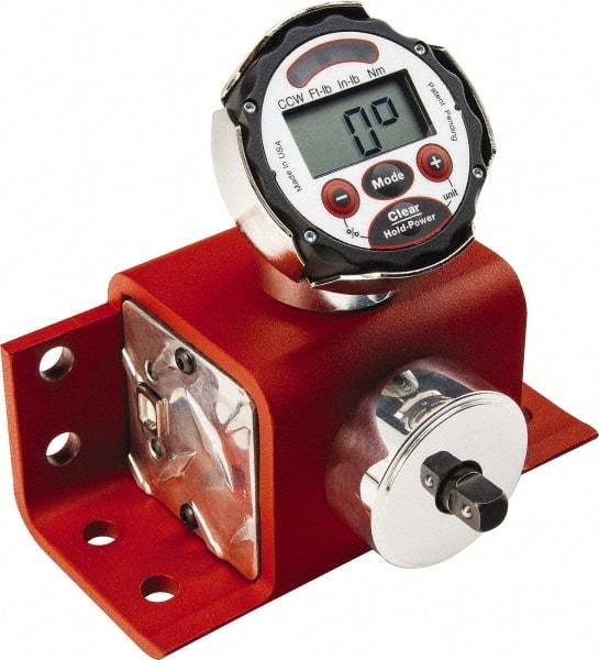 Proto - 5 to 50 In/Lb Electronic Torque Tester - 1/4" Drive, 6" OAL, ±1% Accuracy - Benchmark Tooling