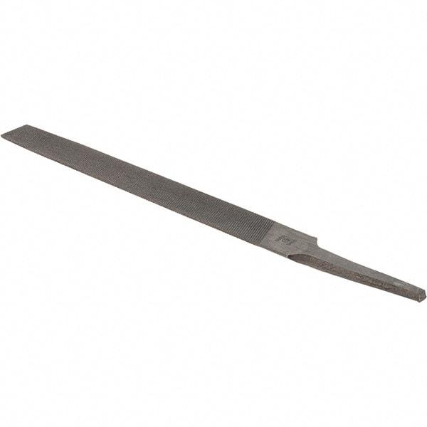 Value Collection - 6" Long, Bastard Cut, Half Round American-Pattern File - Double Cut, 5/32" Overall Thickness - Benchmark Tooling