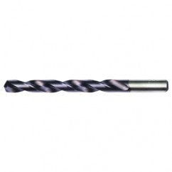 #12 RHS / RHC HSS-CO 8% (M42) 135 Degree Split Point Heavy Duty Cobalt Drill - TiAlN - Benchmark Tooling