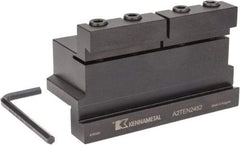 Kennametal - Tool Block Style A2TEN, 52mm Blade Height, 5.32" OAL, 80mm OAH, Indexable Cutoff Blade Tool Block - 1-1/2" Shank Height, 1-1/2" Shank Width, Reversible, Series A2 Cut-Off - Benchmark Tooling