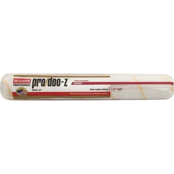 Wooster Brush - 1/2" Nap, 18" Wide Paint Roller - Semi-Rough Texture, Woven - Benchmark Tooling