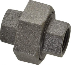 Value Collection - Size 3/8", Class 150, Malleable Iron Black Pipe Union - 150 psi, Threaded End Connection - Benchmark Tooling