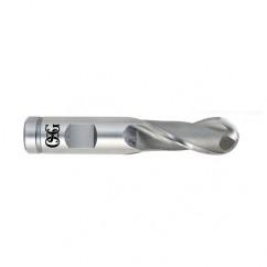 1-1/2" Dia. - 5" OAL - VC10-Ball End HP End Mill-2 FL - Benchmark Tooling
