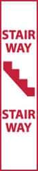 NMC - Stairway - Stairway, Plastic Fire Sign - 4" Wide x 18" High, Glow-in-the-Dark - Benchmark Tooling