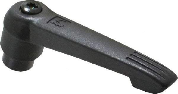 KIPP - M10 x 1.5, 21.5mm Hub Diam, Glass Fiber (Steel Components) Tapped Adjustable Clamping Lever - 91.5mm OAL, 53.5mm High, 14mm Hole Depth - Benchmark Tooling