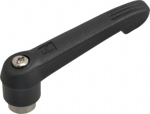 KIPP - 5/16-18, 0.71" Hub Diam, Glass Fiber (Stainless Steel Components) Tapped Adjustable Clamping Lever - 2.95" OAL, 1.63" High, 0.47" Hole Depth - Benchmark Tooling