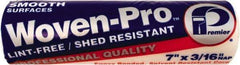 Premier Paint Roller - 3/16" Nap, 7" Wide Paint General Purpose Roller Cover - Smooth Texture, Woven & Polyester - Benchmark Tooling