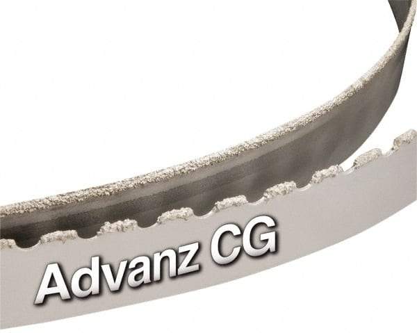 Starrett - 3/8" x 100' x 0.025" Band Saw Blade Coil Stock - Continuous Edge, Carbide Grit Edge, - Benchmark Tooling
