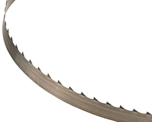 Starrett - 3/8" x 500' x 0.032" Carbon Steel Band Saw Blade Coil Stock - 3 TPI, Toothed Edge, Hook Form, Modified Raker Set, Flexible Back, Positive Angle, Constant Pitch, Contour Cutting - Benchmark Tooling