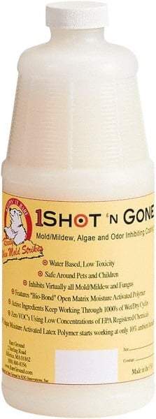 Bare Ground Solutions - One Quart of 1 Shot Mold Inhibiting Coating - Moisture activated mold/mildew, algae, fungus prevention coating It has zero VOC's and uses a low concentration of EPA registered chemicals. - Benchmark Tooling