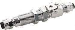 Parker - 3/8" OD, Single End Shutoff Coup - 150 Max Working psi, 0 to 150°F, - Benchmark Tooling